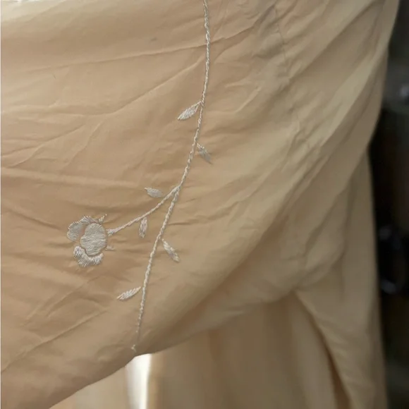 Vintage Japanese Embroidered raw silk Kimono jacket with rare white peacock S - Picture 6 of 8